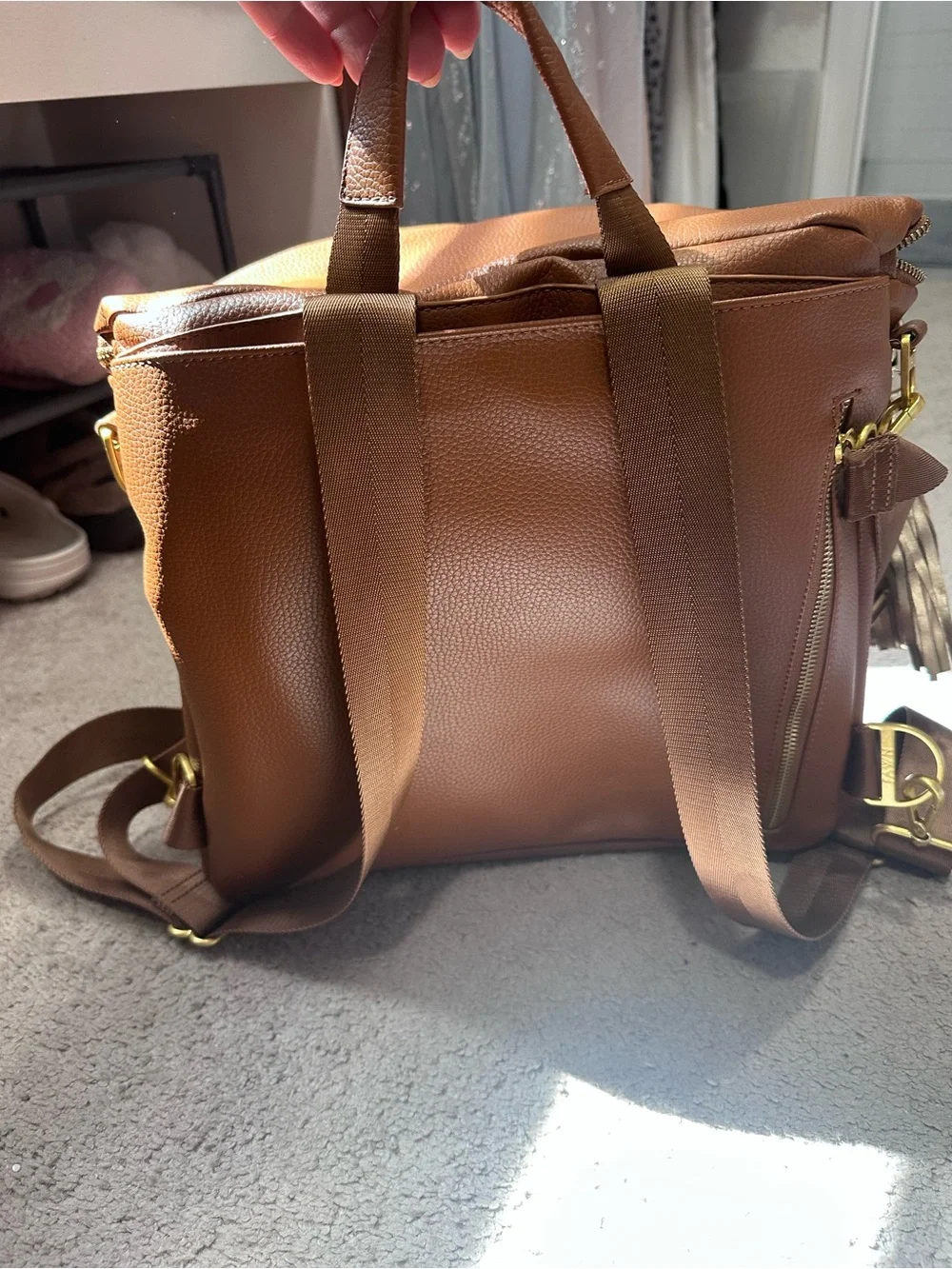 Fawn The Original Diaper Bag in Brown-Like New!!